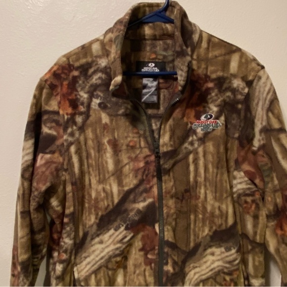 Mossy Oak Break Up Jacket Mens Size Medium Infinity Full Zip Pockets - Picture 3 of 12